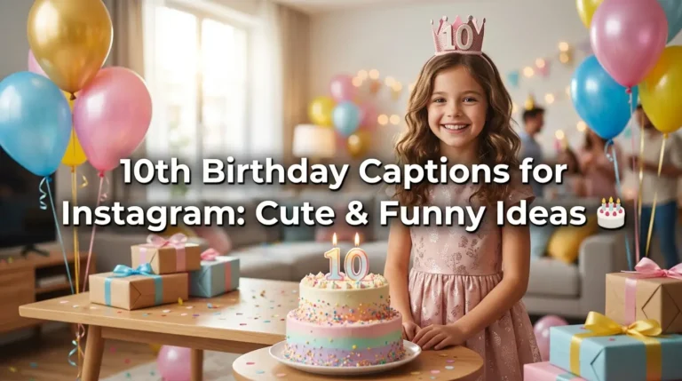 10th Birthday Captions for Instagram