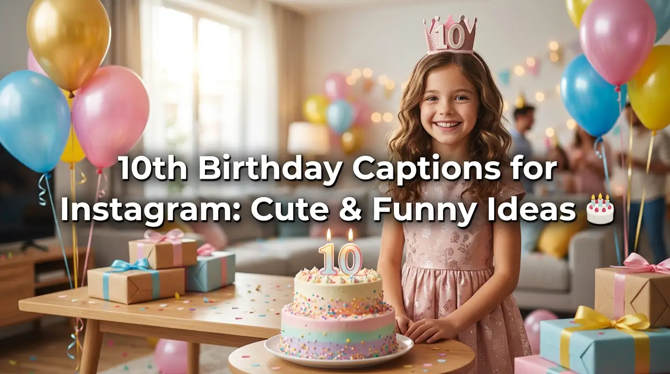 10th Birthday Captions for Instagram