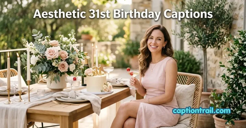 31st Birthday Captions for Instagram