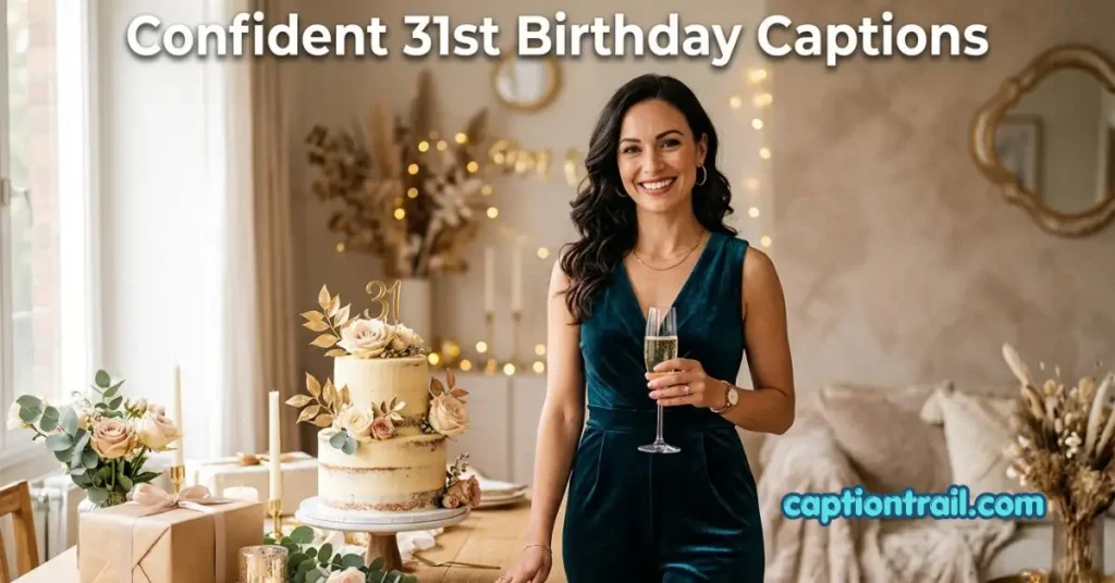 31st Birthday Captions for Instagram