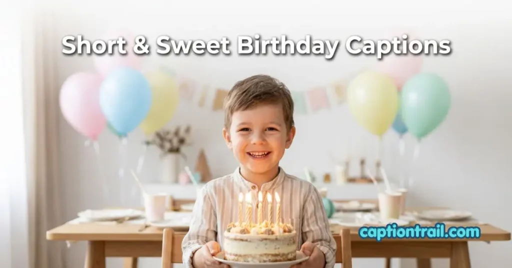 5th Birthday Captions for Instagram