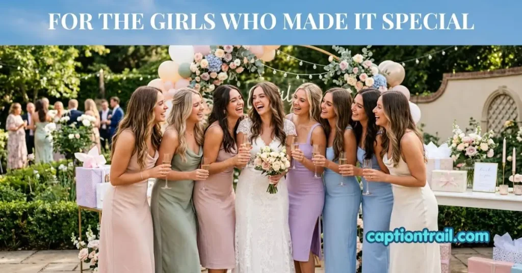 Bridal Shower Captions for Instagram for Bride