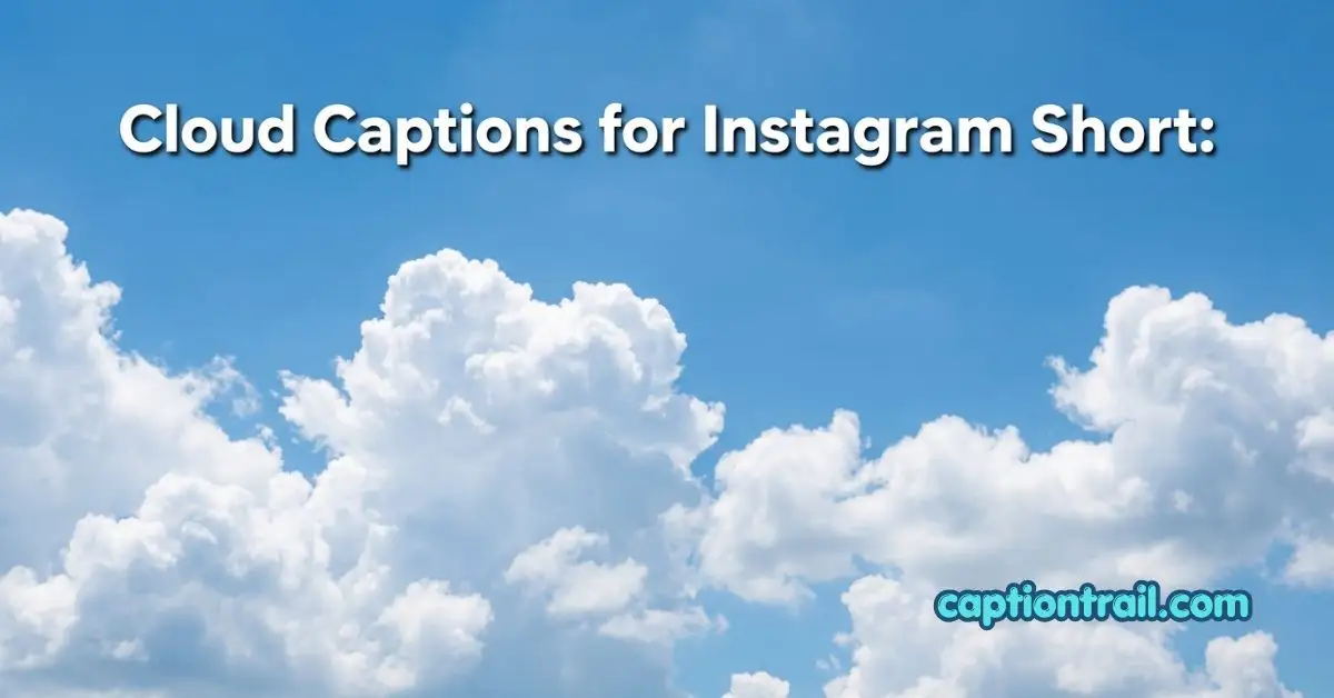Cloud Captions for Instagram Short