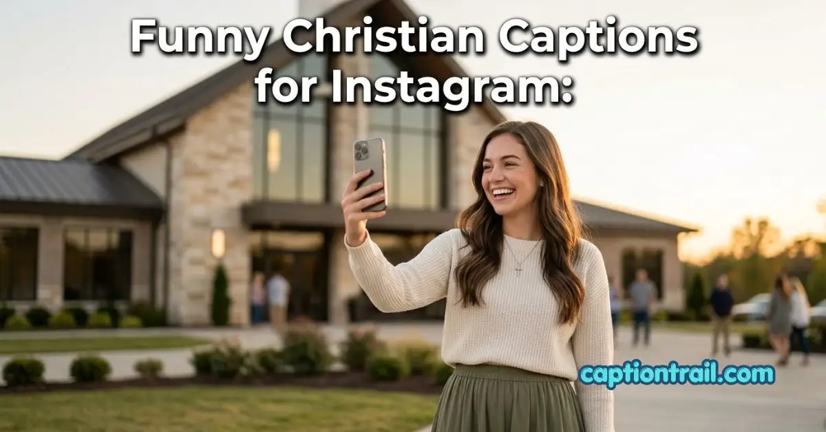 Funny Christian Captions for Instagram