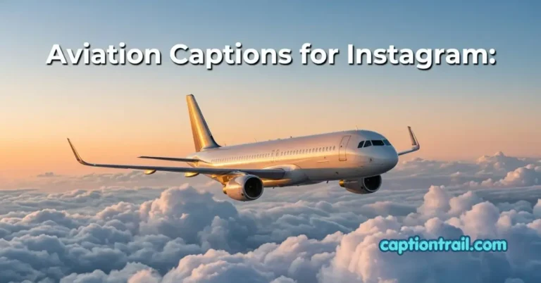 Aviation Captions for Instagram