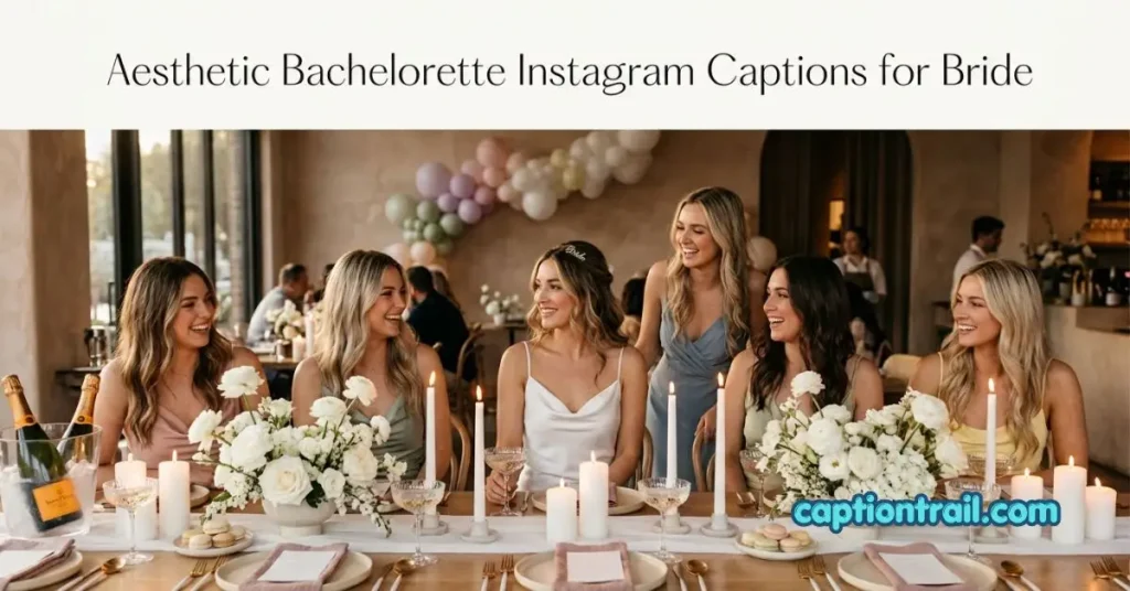 Bachelorette Instagram Captions for Bride