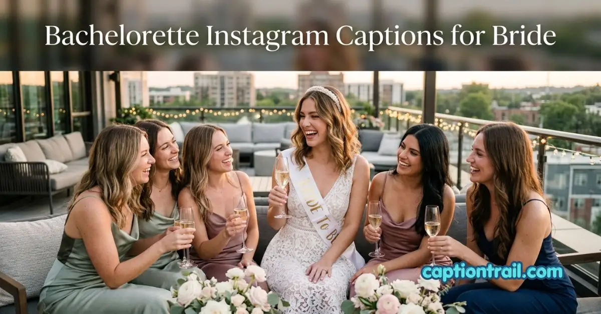 Bachelorette Instagram Captions for Bride