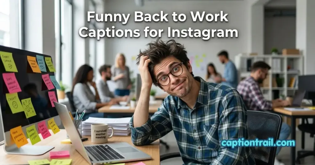 Back to Work Captions for Instagram