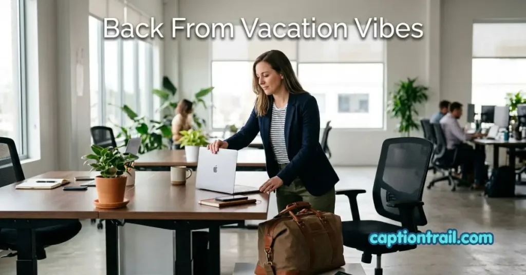Back to Work Captions for Instagram