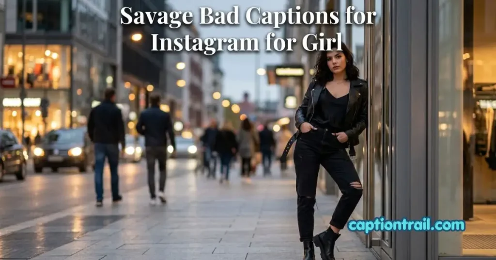 Bad Captions for Instagram for Girl