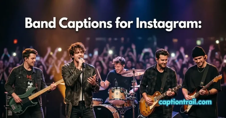 Band Captions for Instagram