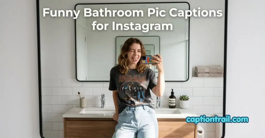 Bathroom Pic Captions for Instagram