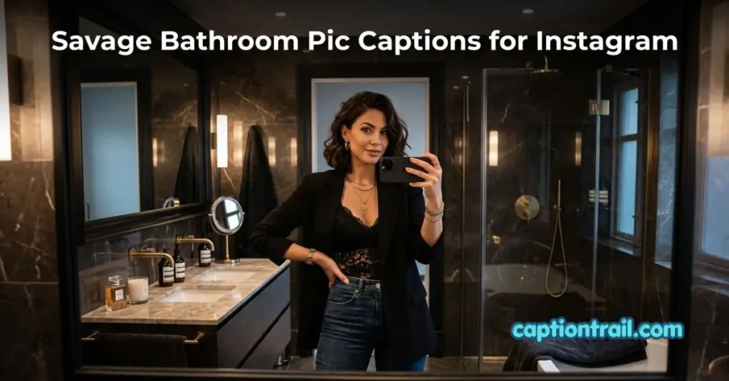 Bathroom Pic Captions for Instagram