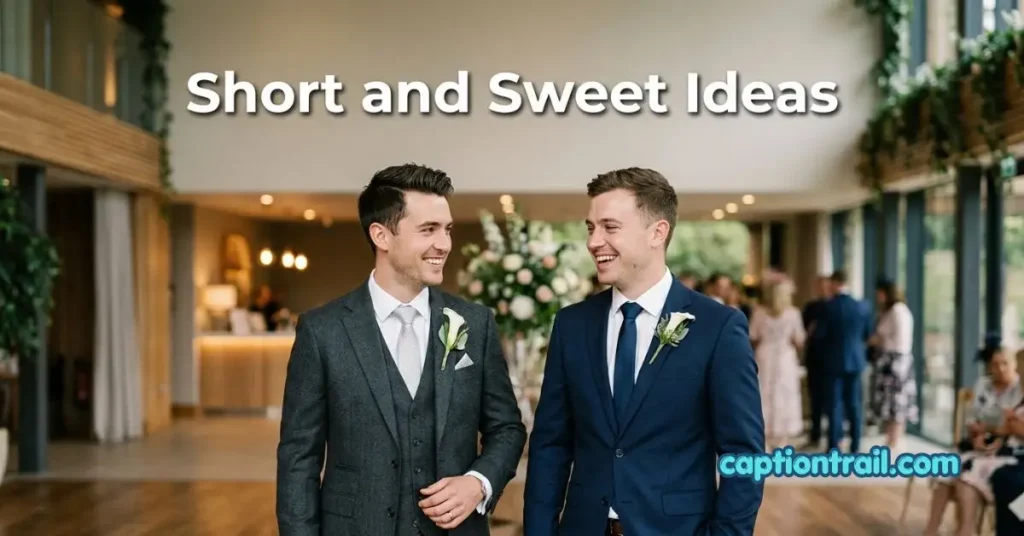 Best Man Captions for Instagram