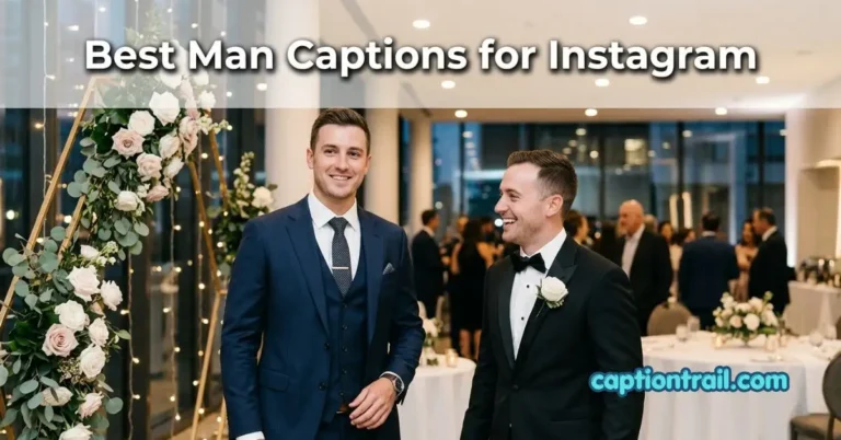 Best Man Captions for Instagram