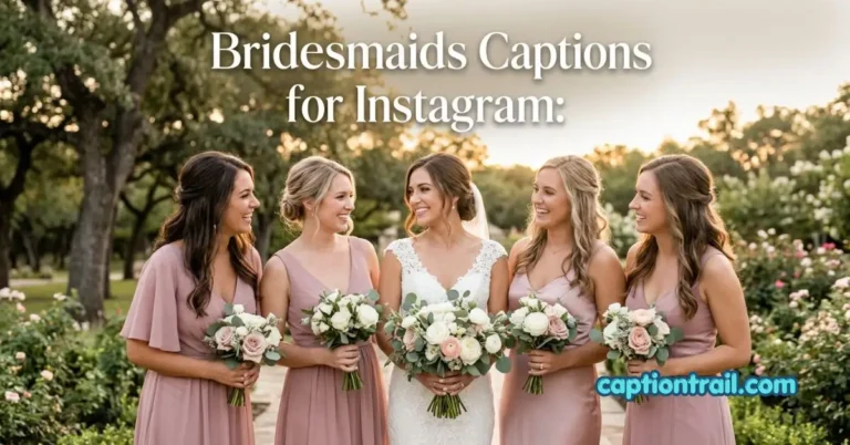 Bridesmaids Captions for Instagram
