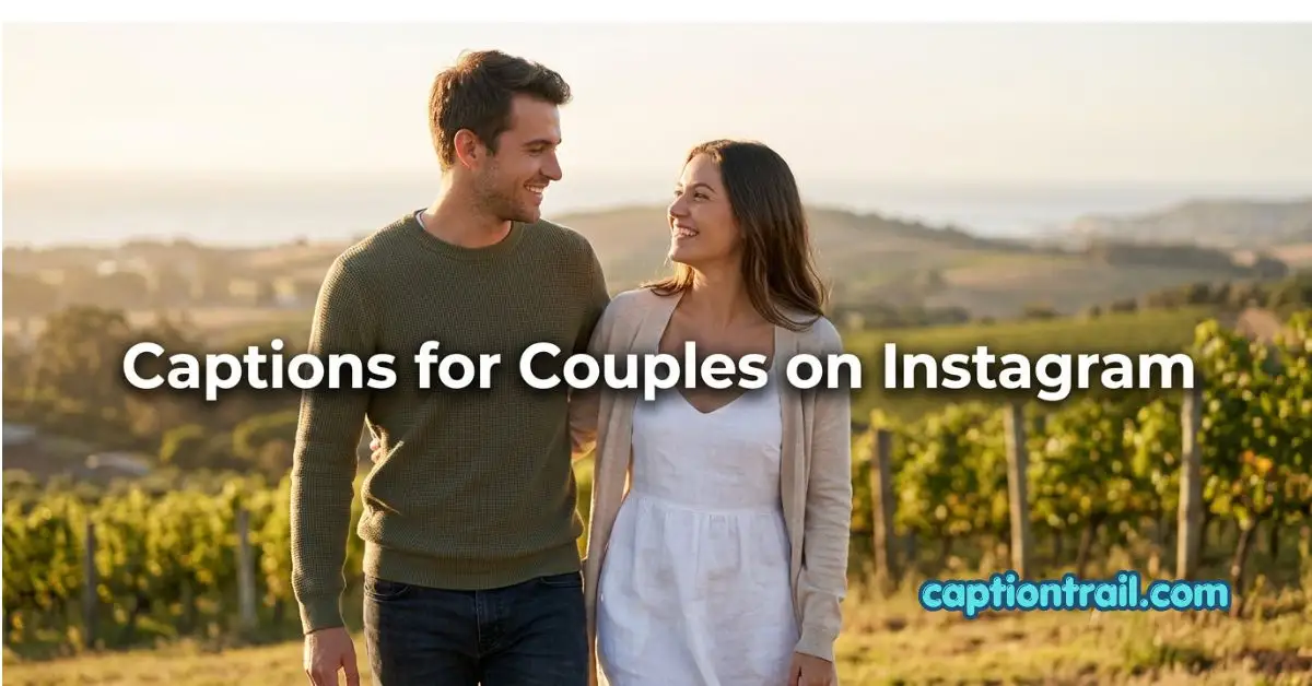 Captions for Couples on Instagram