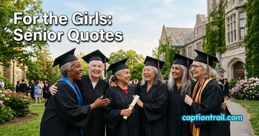 Captions Senior Quotes for Instagram
