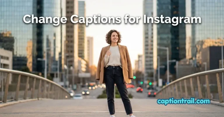Change Captions for Instagram