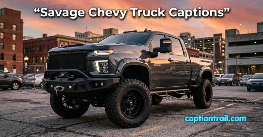 Chevy Truck Captions for Instagram