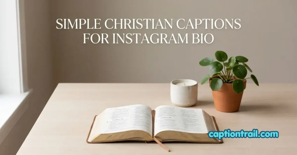 Christian Captions for Instagram Bio