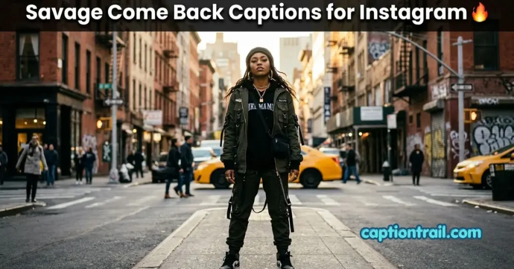 Come Back Captions for Instagram 
