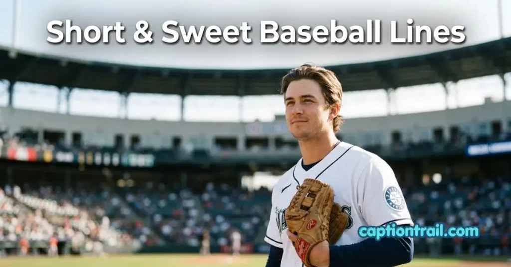 Cute Baseball Captions for Instagram