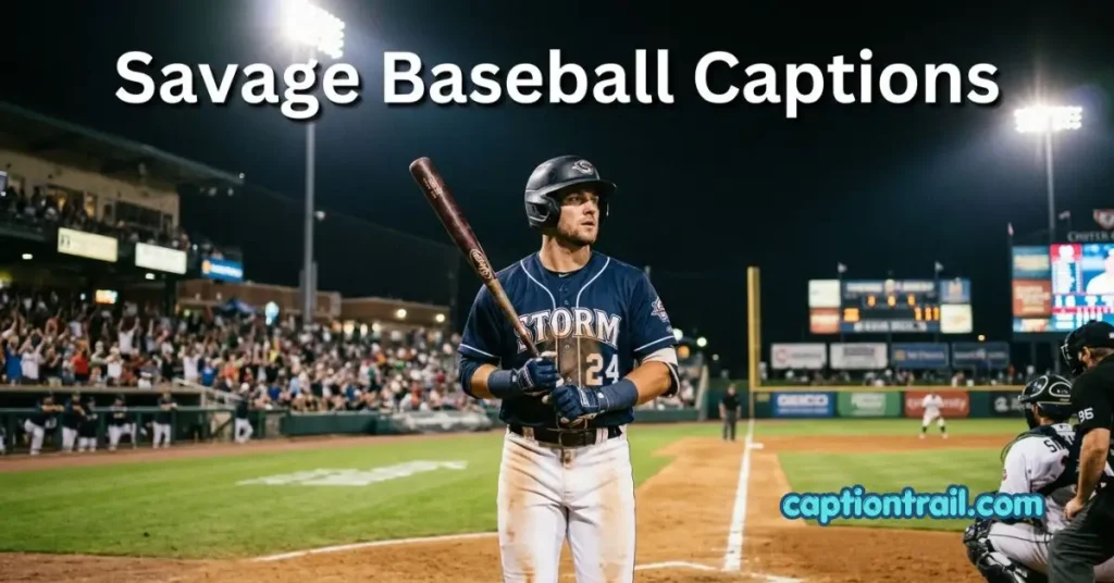 Cute Baseball Captions for Instagram
