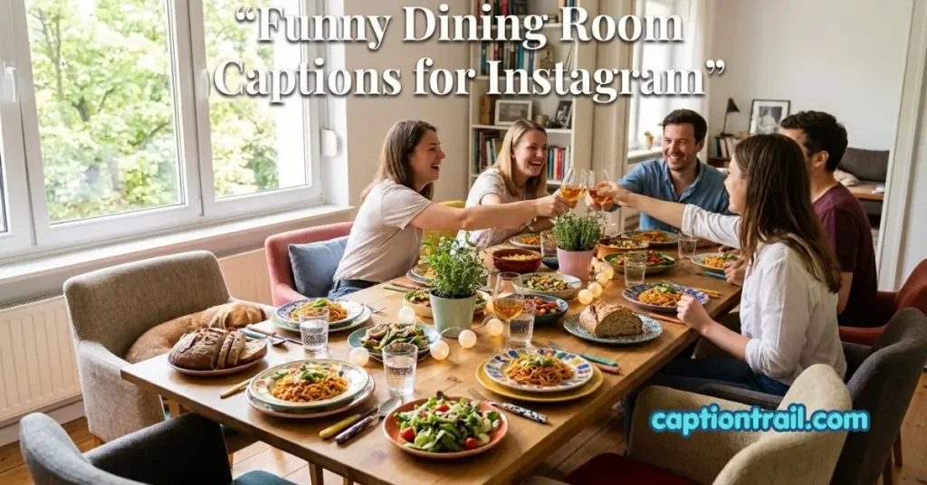 Dining Room Captions for Instagram
