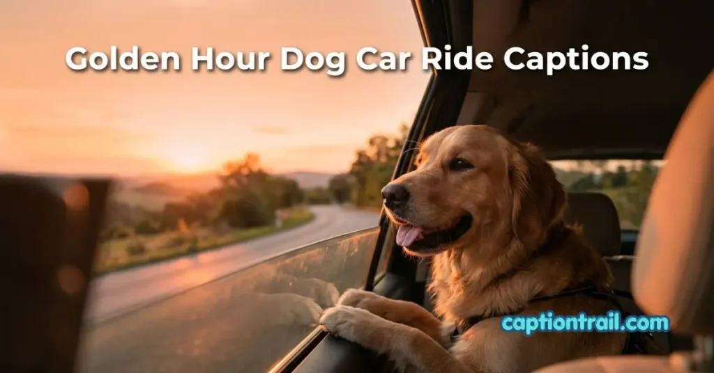 Dog Car Ride Captions for Instagram