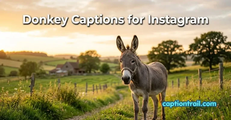 Donkey Captions for Instagram