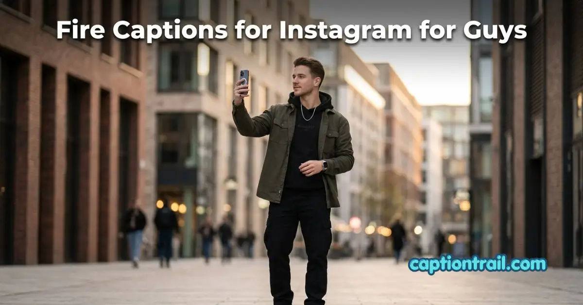 Fire Captions for Instagram for Guys