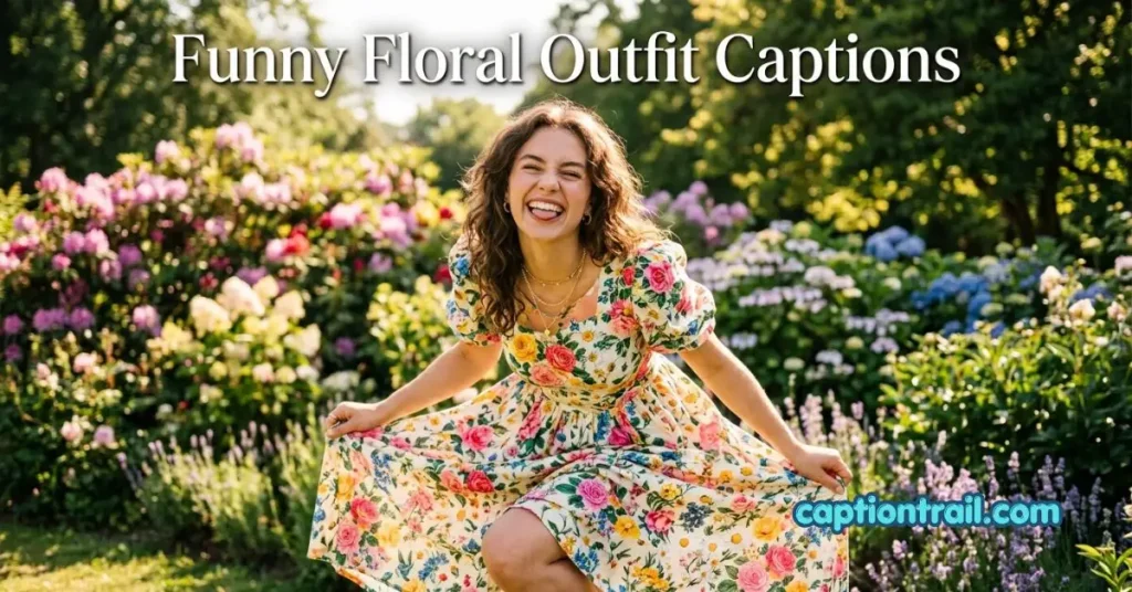 Floral Dress Captions for Instagram