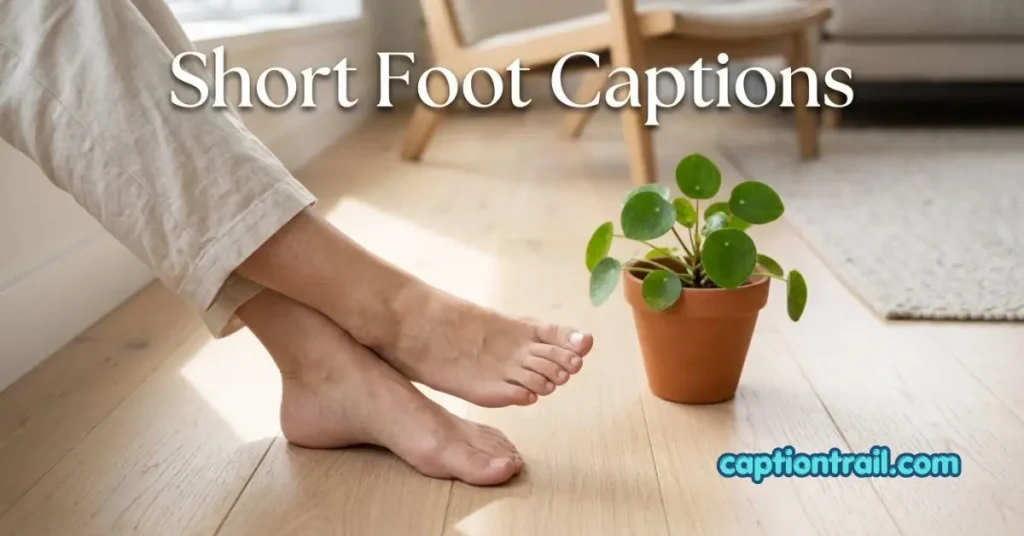 Foot Captions for Instagram