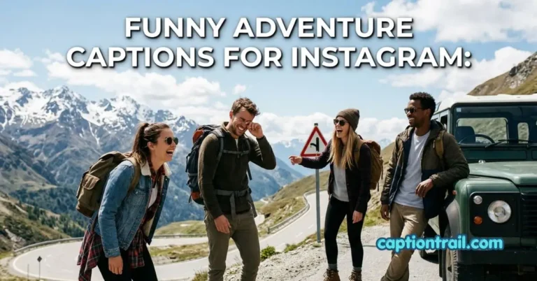 Funny Adventure Captions for Instagram