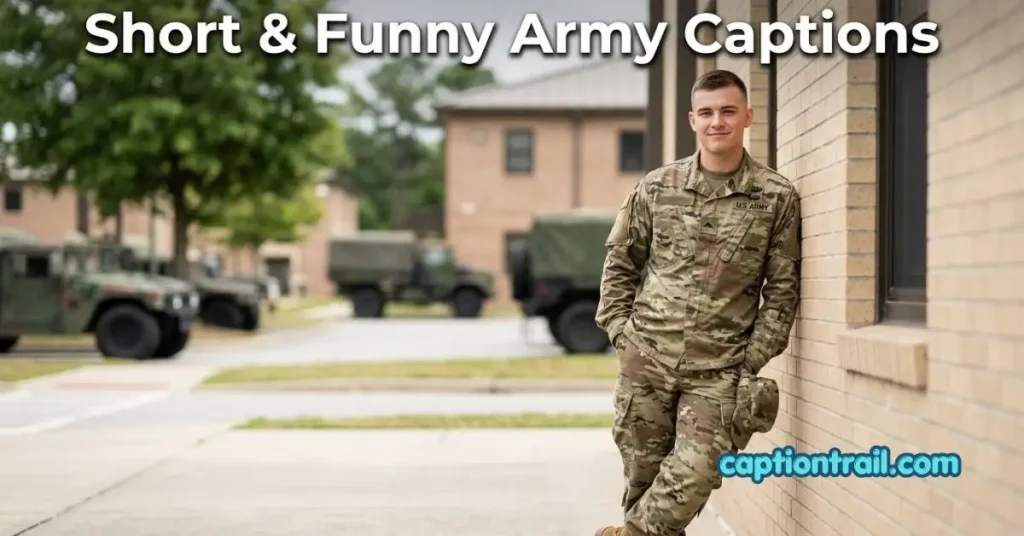Funny Army Captions for Instagram
