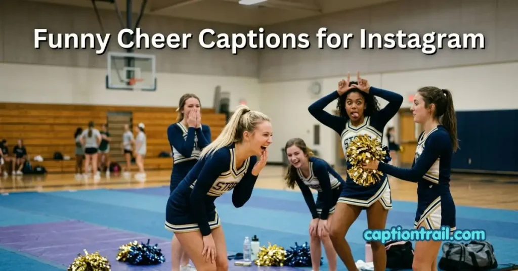 Funny Cheer Captions for Instagram