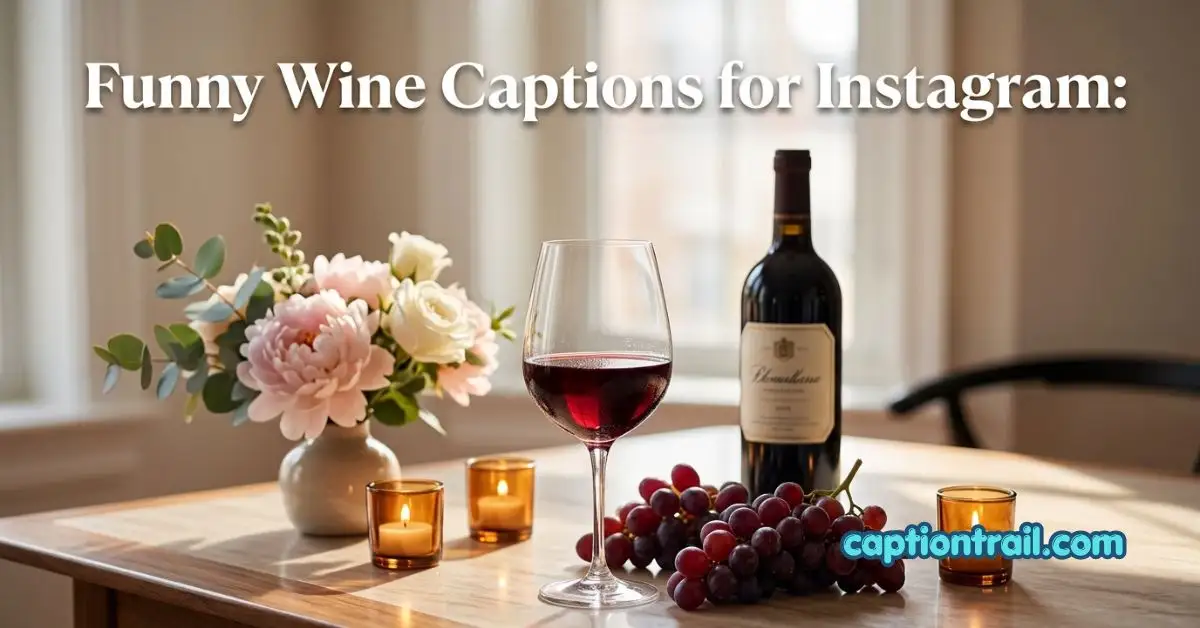 Funny Wine Captions for Instagram