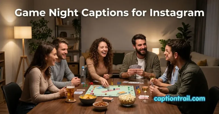 Game Night Captions for Instagram