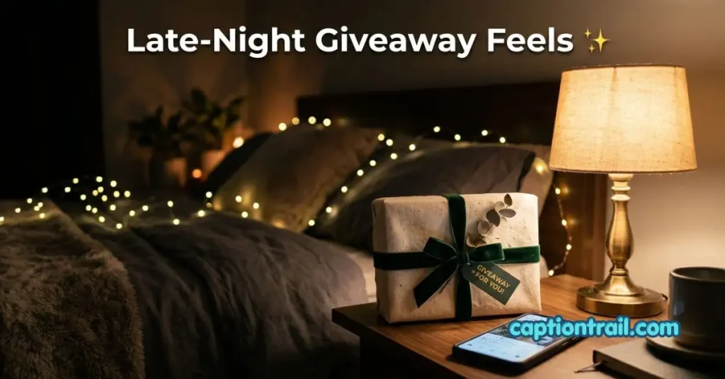 Giveaway Captions for Instagram
