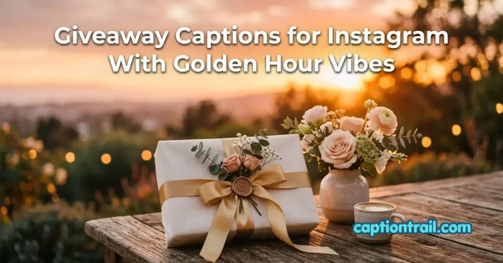 Giveaway Captions for Instagram