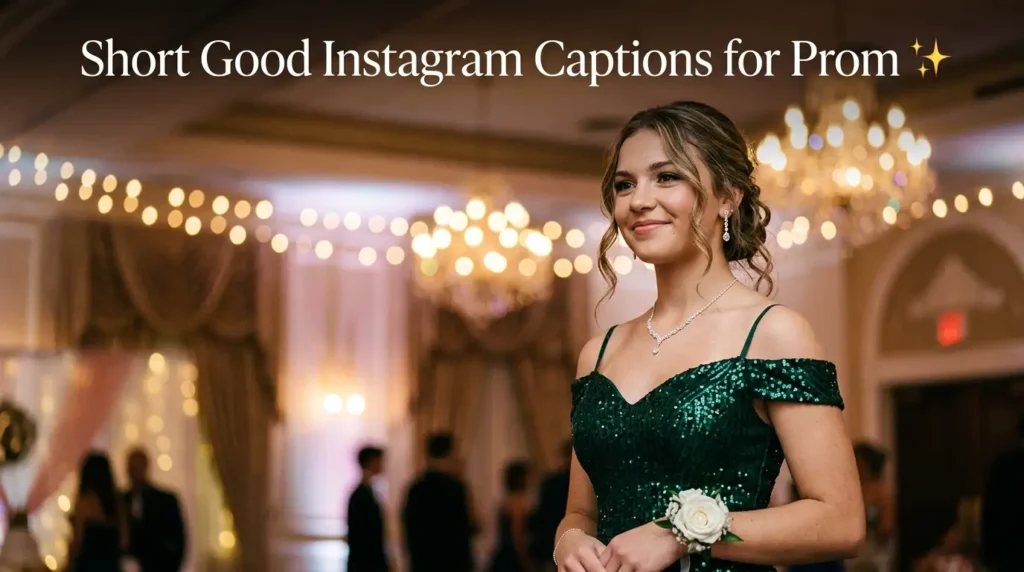 Good Instagram Captions for Prom