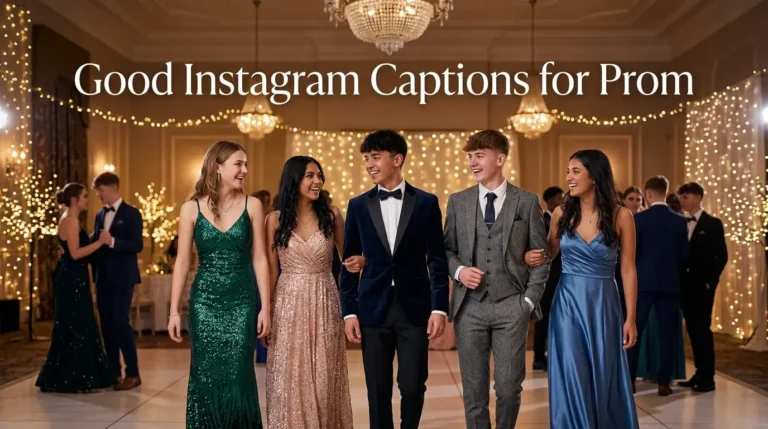 Good Instagram Captions for Prom
