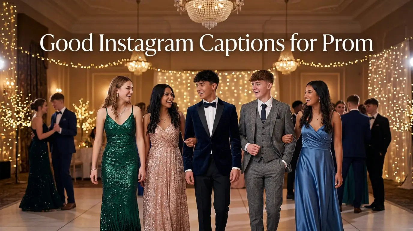 Good Instagram Captions for Prom