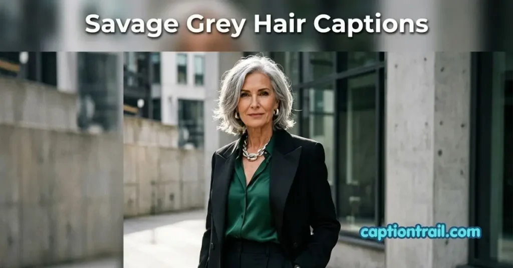 Grey Hair Captions for Instagram