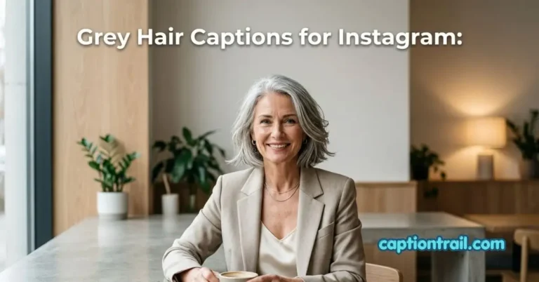 Grey Hair Captions for Instagram