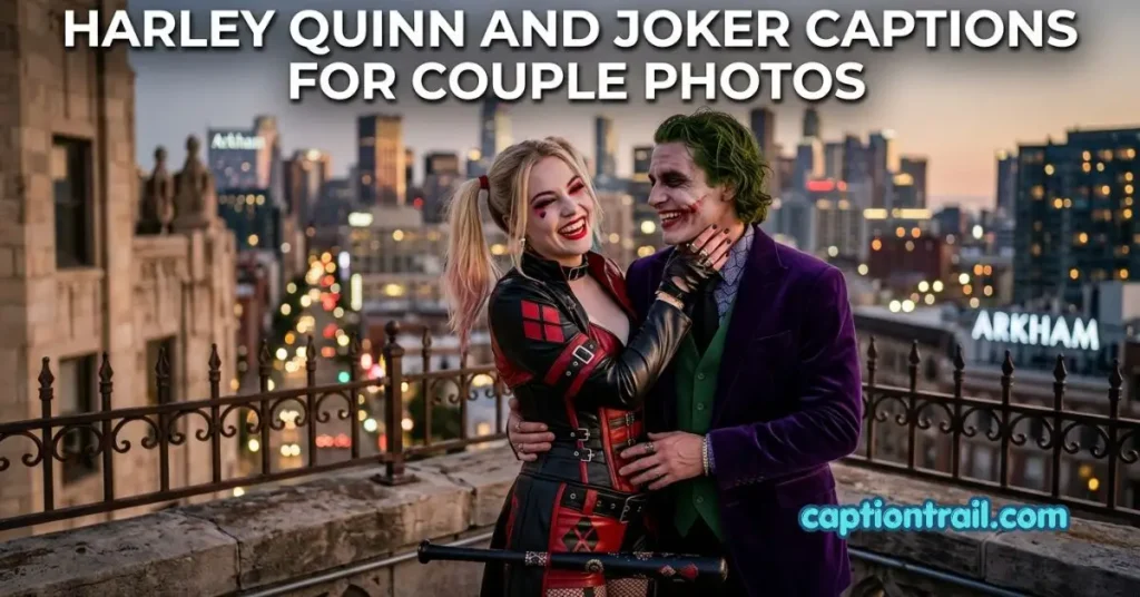 Harley Quinn and Joker Captions for Instagram