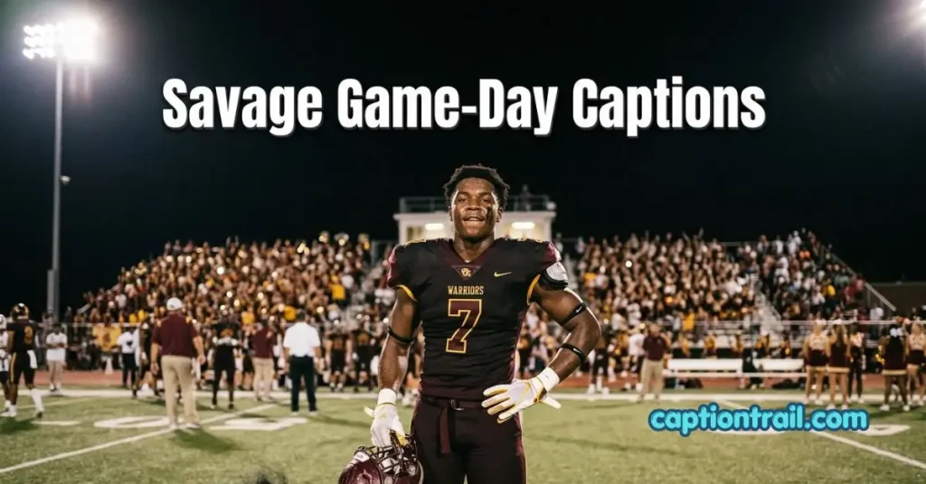 High School Football Captions for Instagram