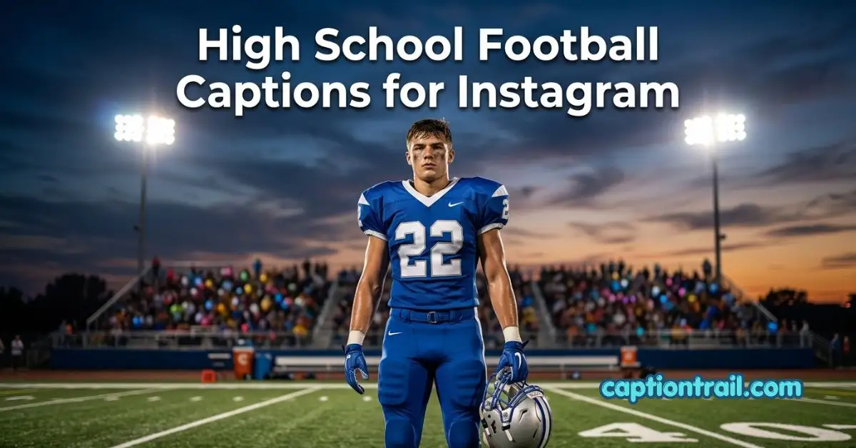 High School Football Captions for Instagram