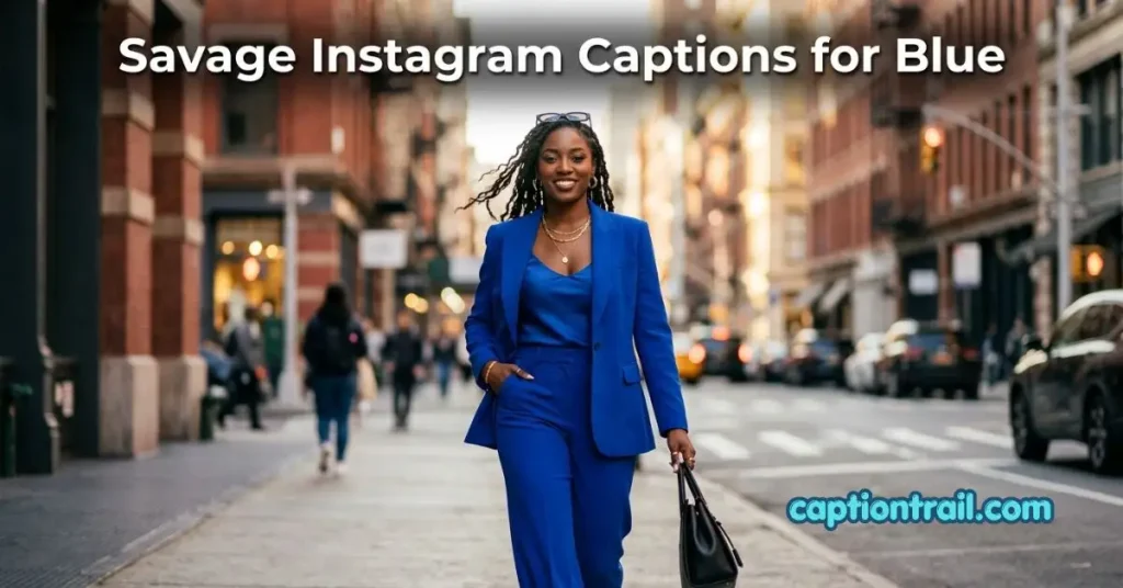 Instagram Captions for Blue